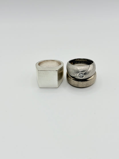 Halo Ring – Sculptural Sterling Silver Ring | Maltka
