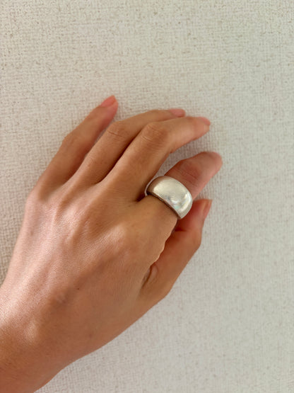 Halo Ring – Sculptural Sterling Silver Ring | Maltka