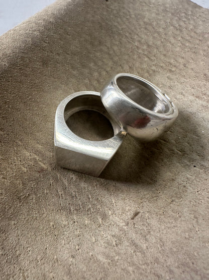 Halo Ring – Sculptural Sterling Silver Ring | Maltka